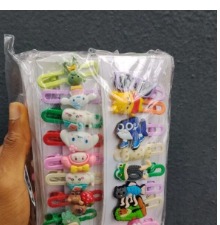 10PC FANCY KIDDIES HAIR CLIP