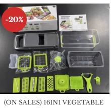(ON SALES) 16IN1 VEGETABLE SLICER WITH SKIN PEELER
