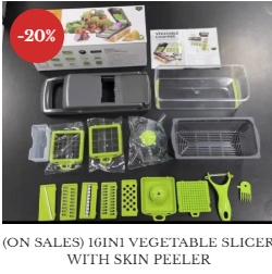 (ON SALES) 16IN1 VEGETABLE SLICER WITH SKIN PEELER